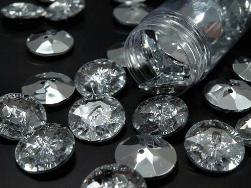 Schmucksteine strass knopf - 5,