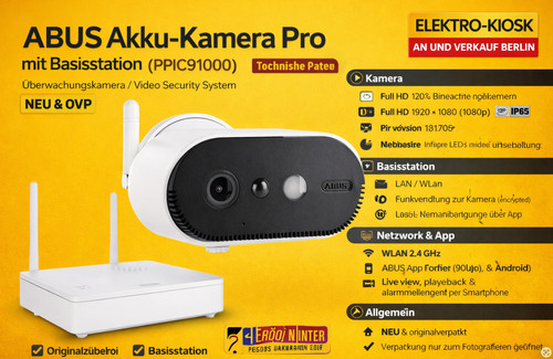 Abus akku kamera pro - abus,