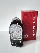 #31727-Rare Leitz Leicameter Black Paint with chrome wheels Leica Meter MR-37851
