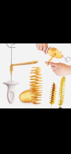 Spiral potato cutter tornado - potato,