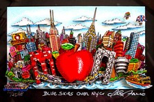 CHARLES FAZZINO ** 3D BLUE