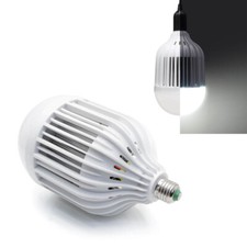 LED Glüh Birne Lampe Leuchtmittel Kunststoff E27 60W entspricht 400W 5700K IP44