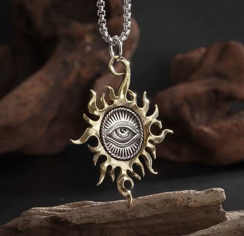 Amulett anhänger edelstahl - amulett,