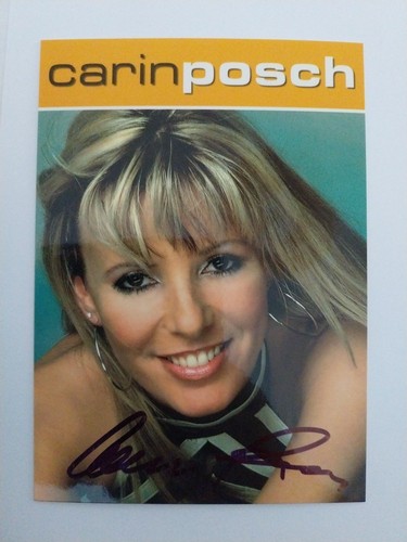 Carin posch autogramm signiert - autogramm,