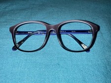 Brillengestell Brille Rahmen Handmade Fassung Blau Grau Odette 1015