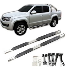 Trittbretter Schwellerrohre Edelstahl Für VW Amarok 2010-2022 Edelstahl ? 76mm