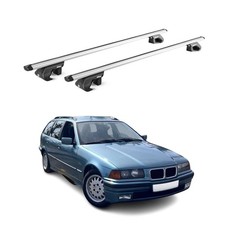 Dachträger Grundtäger für BMW 3er Touring E36 E91 1994-2012 90kg Alu Grau 2x ABE