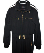 BOGNER ACTIVE SKI ANZUG SKI OVERALL WINTER SCHNEE 38  SCHWARZ GOLD NEUWERTIG