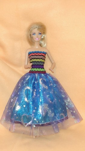 Barbie puppen glitzer - barbie, kleid