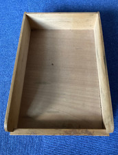 Vintage: Holz-Kiste, evtl. auch Schreibtischauszug, vermtl. 60er Jahre