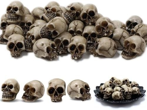 Totenkopf deko stück mini - totenkopf,