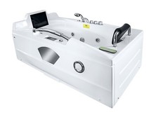 Whirlpool Vollausstattung Pool Badewanne Wanne mit TV T42R-ALL 92x171cm