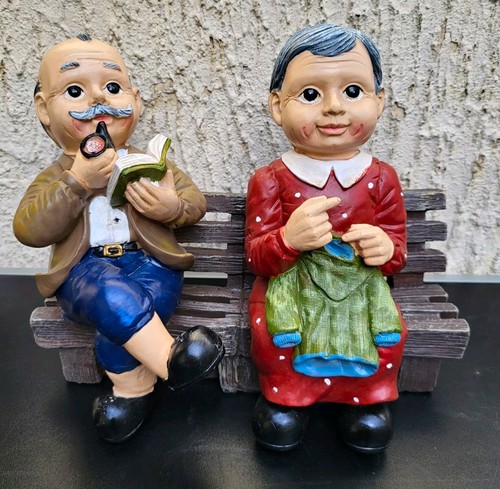 Oma und opa - auf, dekofigur