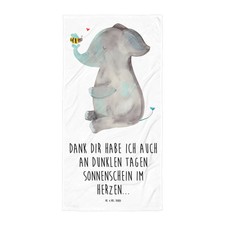 XL Badehandtuch Elefant Biene
