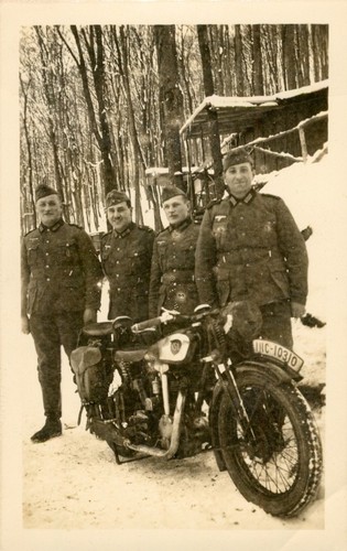 Wk2 foto wehrmacht motorrad - wk2,