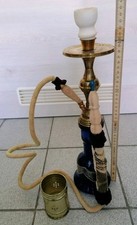 Wasserpfeife / Shisha, Gesamthöhe ca. 45 cm - Blau mit schönen Verzierungen