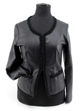 weiche kurze Lederjacke