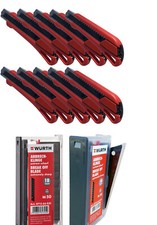 Würth Cuttermesser inkl. 3 schwarze Klingen extrem Scharf oder 50 Abbrechklingen