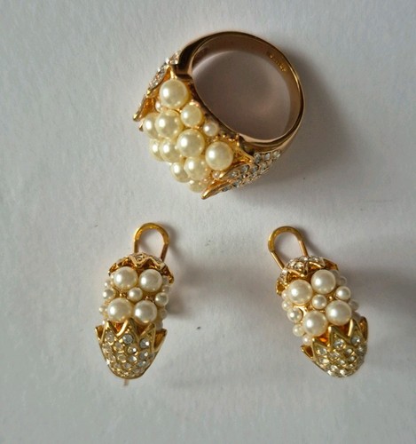 Damen set ohrring - damen, ring