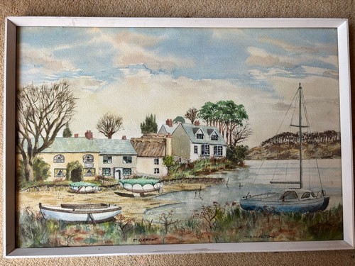 Vintage original aquarell - vintage,