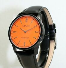 KIENZLE Herrenuhr Funk-Radiocontrolled, Edelstahl, Lederband, 3 Bar, DW-00166LB 