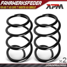 2x Federn Fahrwerksfeder Vorne für Audi TT 8J3 Coupe TT Roadster 8J9 Cabriolet