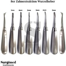Zahnextraktion Aufzüge Wurzelheber Luxierinstrumente Luxation Elevator Chirurgie