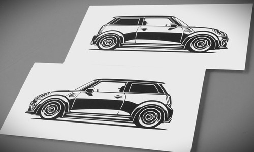 Mini cooper aufkleber - cooper,