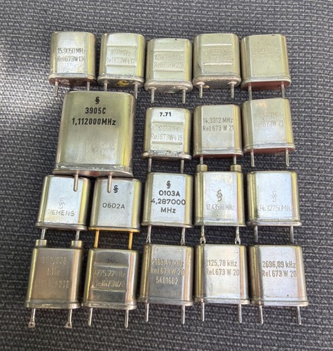 19x siemens quartz - quartz, crystal