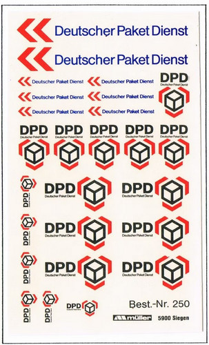 Decals dpd paketdienst - decals, paketdienst"