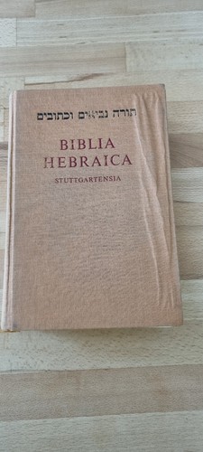 Biblia hebraica stuttgartensia - biblia,