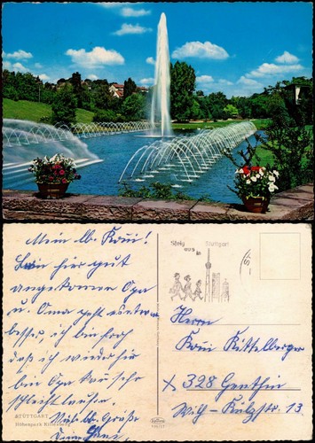 Ansichtskarte stuttgart - ansichtskarte,