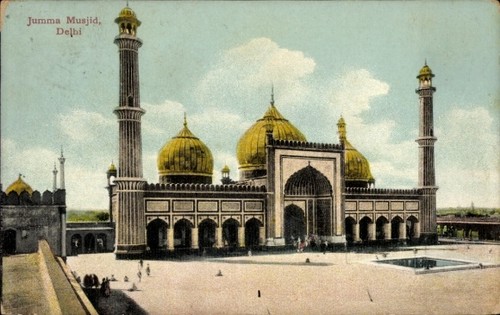 Delhi indien moschee - ak,