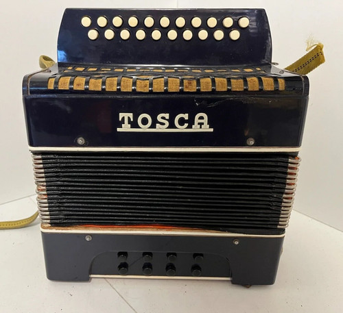 Tosca knopfakkordeon vintage - knopfakkordeon,