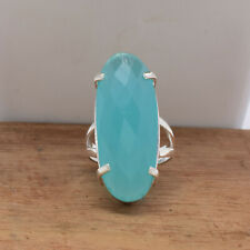 Aquamarin Chalzedon Edelstein