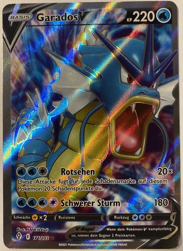 Pokemon garados full art - v,