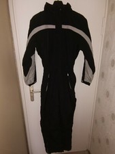 ETIREL Skioverall ORIGINAL VINTAGE 90er Jahre Gr.:42, Schwarz mit Hellgrau