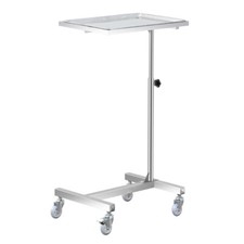 Instrumententisch 4 Räder 60*40cm höhenverstellbar Edelstahl Neu