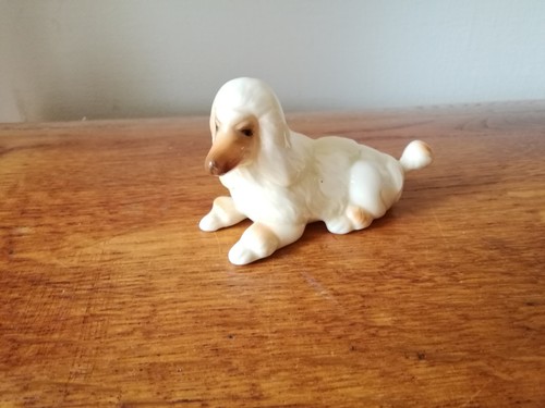 Kleine porzellanfigur hund - kleine,