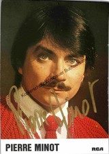 Original Autogramm Pierre Minot /// Autograph signiert signed signee Mino 351106