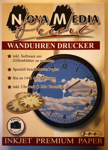 Nova media wanduhren drucker - media,