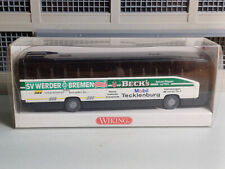 (367) Wiking 1:87, 7140741 MB O 404 RHD Reisebus Werder Bremen mit OVP