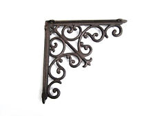 Regal Winkel Gußeisen Eisen Wandwinkel Regalwinkel Regalträger braun 23 x 23 cm