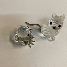 2 Swarovski Tierfiguren, eine