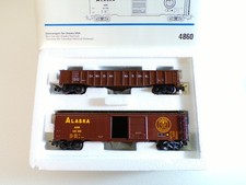 Märklin H0 4860 US Güterwagen-Set Alaska 2 tlg. in OVP BH1382