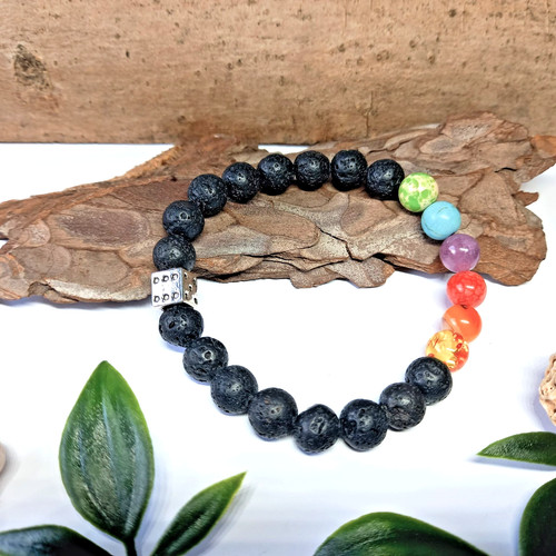 Stretch armband chakra - stretch,
