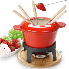 Käse Fondue Set Gusseisen mit