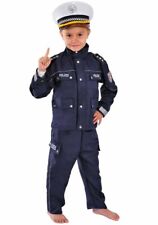  Polizei Kinder Kostüm für Fasching Karneval Polizist 98 104 110 116 122 128 140