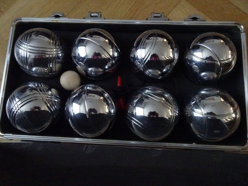 Boule set mit stahlkugeln - mit,