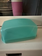 Tupperware Hübsche Mintgrüne Junge Welle Butterdose ?guter Zustand